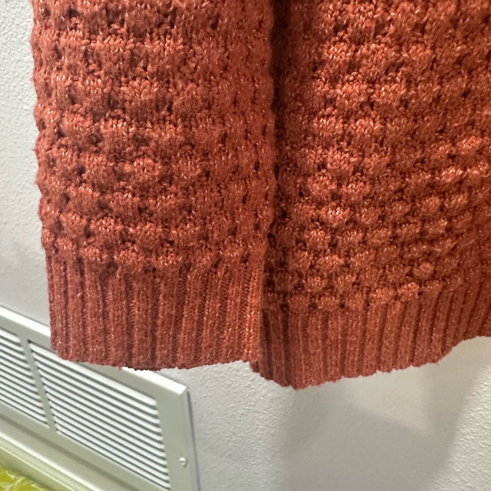 Pink Clover Rust Knit Sweater - Picture 4 of 5